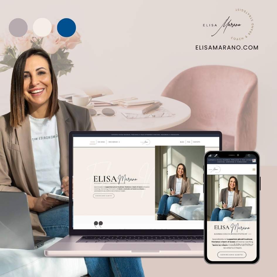 preview sito web business coach realizzazione progetto